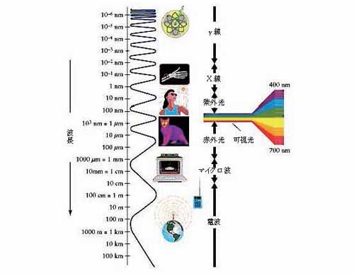 波長と電磁波の種類