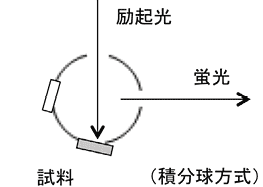 図3 蛍光光度法の測光方式