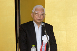 Introductory speech by chairperson of the Heritage Certification Program Committee (Honorary professor Yoshimasa Nihei at Tokyo University)